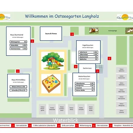Ostseegarten Langholz - Morgentau Bis 6 Pers Waabs