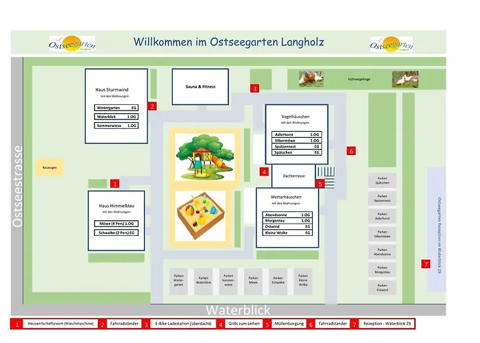 Ostseegarten Langholz - Morgentau Bis 6 Pers Waabs